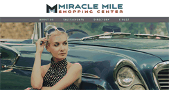 Desktop Screenshot of miraclemileshoppingcenter.com